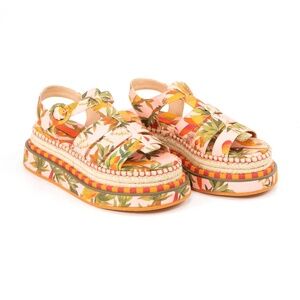 Mango Trees Espadrille Platform Sandal